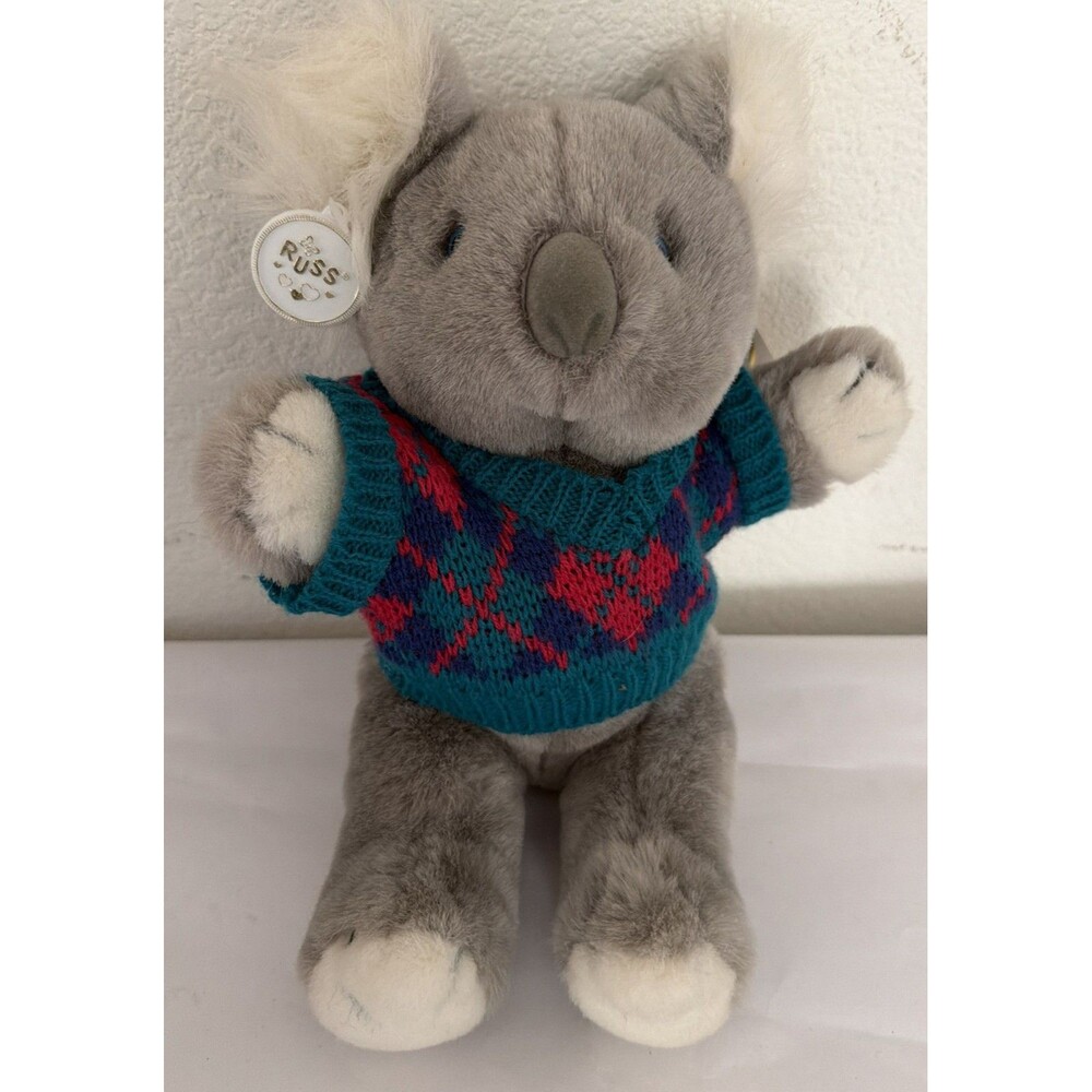 Koala Bear Russ Caress Soft Pets With Tags Vintage Ugly Sweater